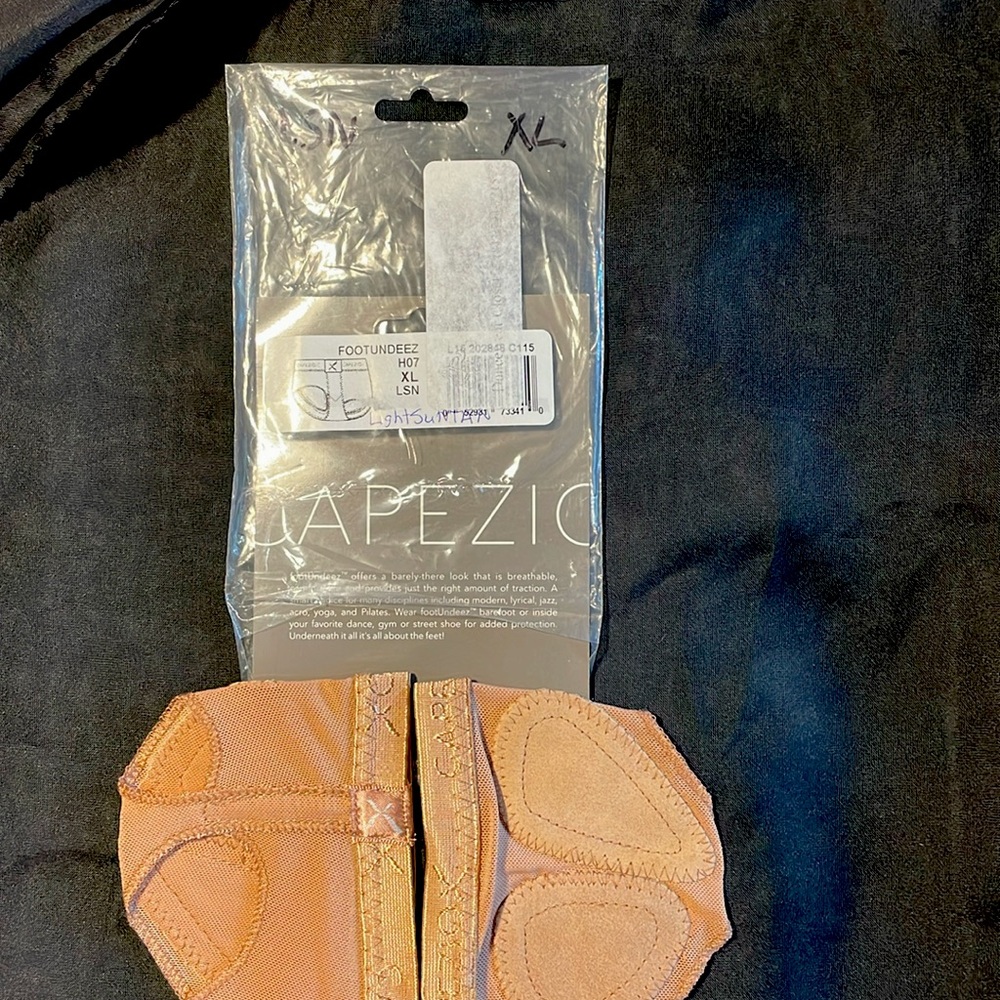 Capezio Light Suntan Dance Paws/ Lyrical Shoes - New